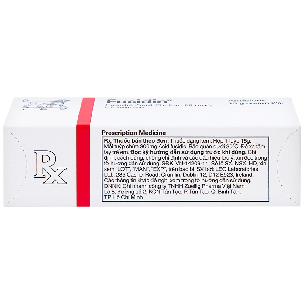 Hình ảnh Kem Fucidin LEO điều trị nhiễm khuẩn (15g)