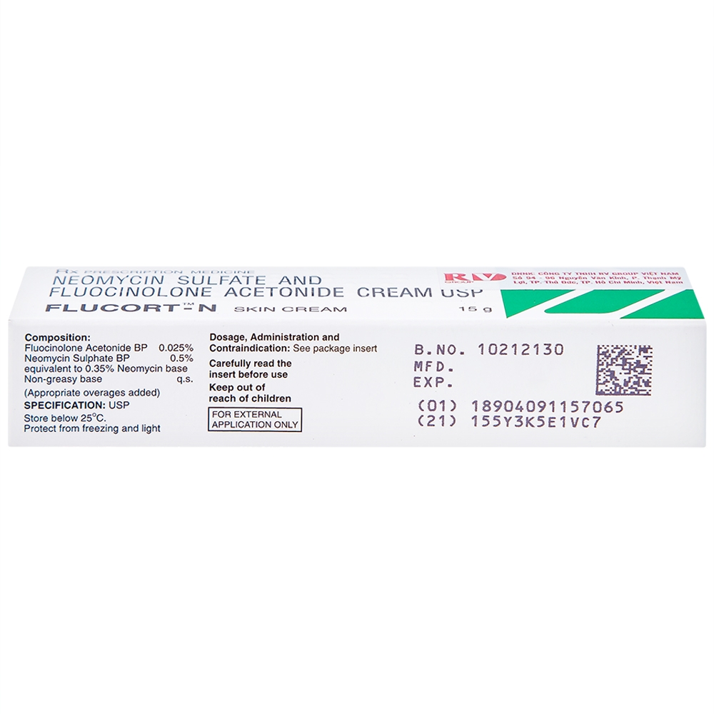 Hình ảnh Kem Flucort-N Glenmark hỗ trợ điều trị các bệnh viêm da (15g)