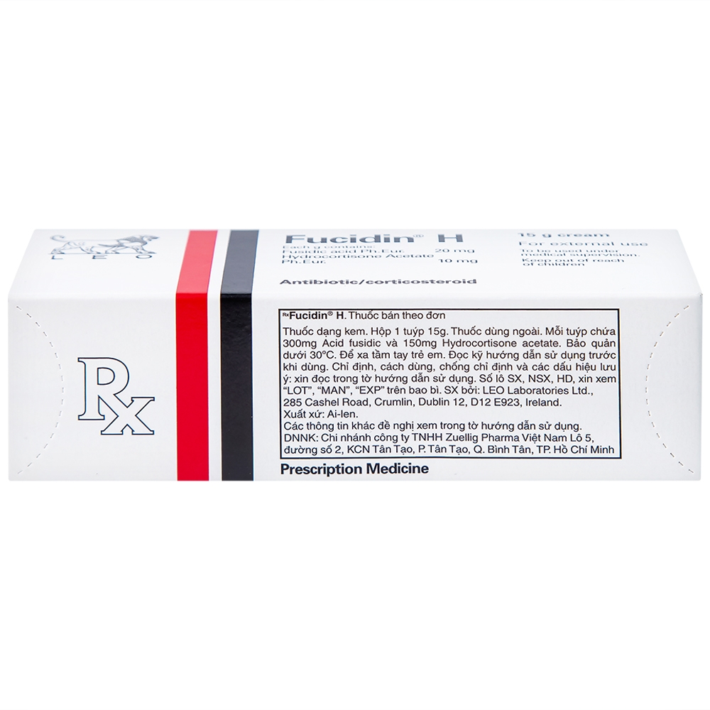 Hình ảnh Kem Fucidin H LEO điều trị viêm da (15g)