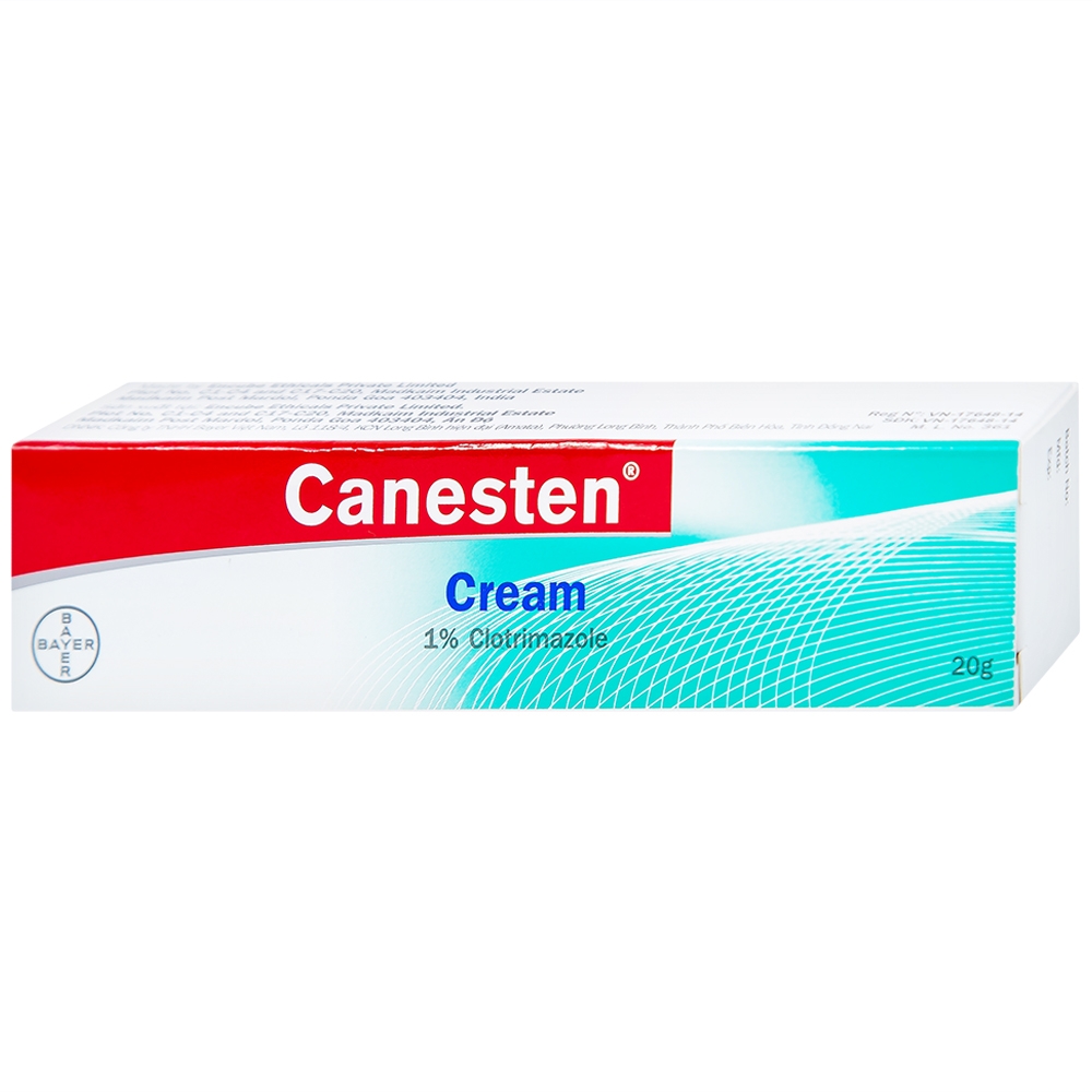 Hình ảnh Kem bôi Canesten Cream Bayer điều trị nấm da, nấm men (20g)