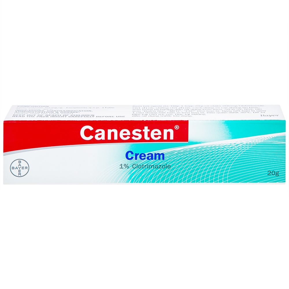 Hình ảnh Kem bôi Canesten Cream Bayer điều trị nấm da, nấm men (20g)