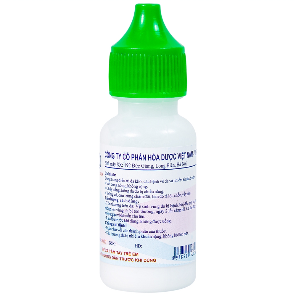 Hình ảnh Thuốc Hồ Nước điều trị da khô, các bệnh về da (20g)