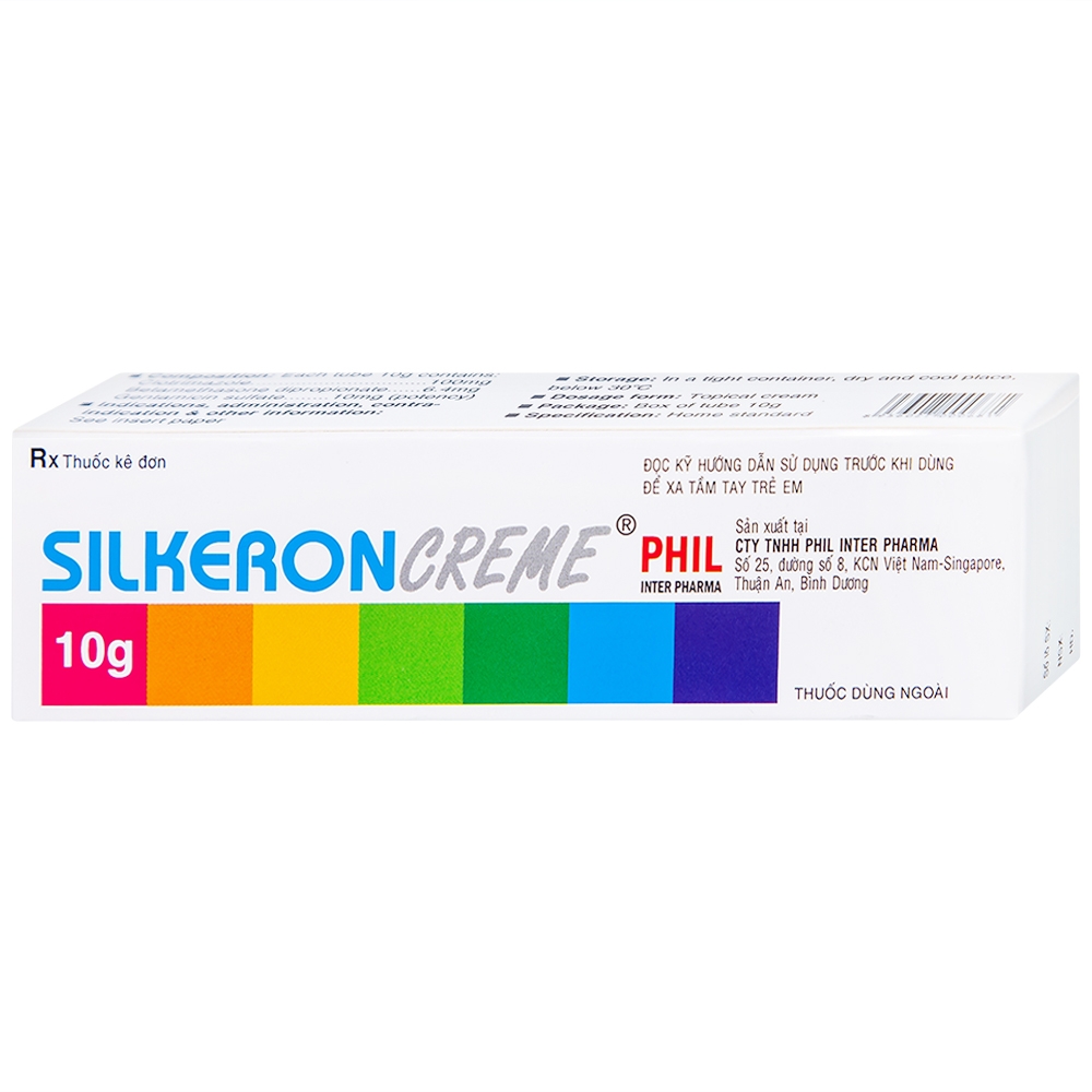 Hình ảnh Kem bôi ngoài da Silkeron Creme Phil giảm triệu chứng viêm da (10g)