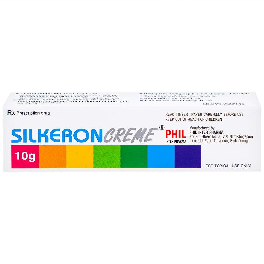 Hình ảnh Kem bôi ngoài da Silkeron Creme Phil giảm triệu chứng viêm da (10g)