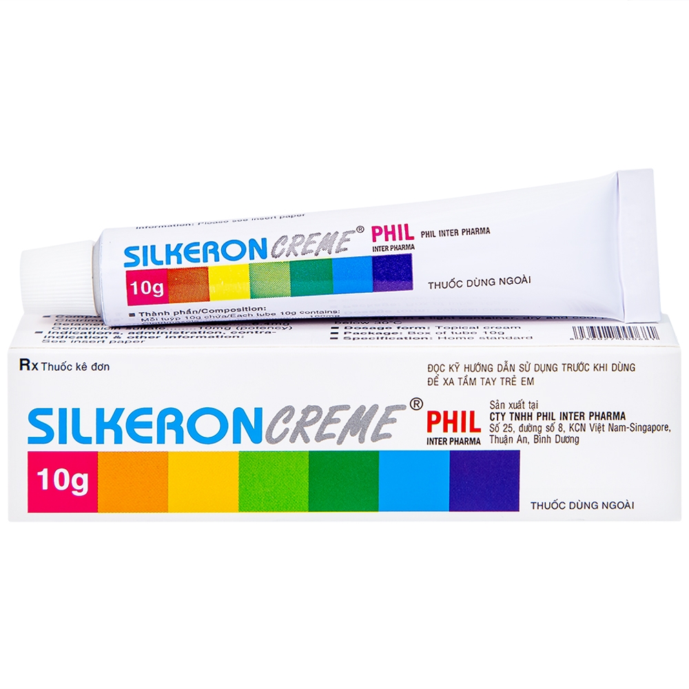 Hình ảnh Kem bôi ngoài da Silkeron Creme Phil giảm triệu chứng viêm da (10g)