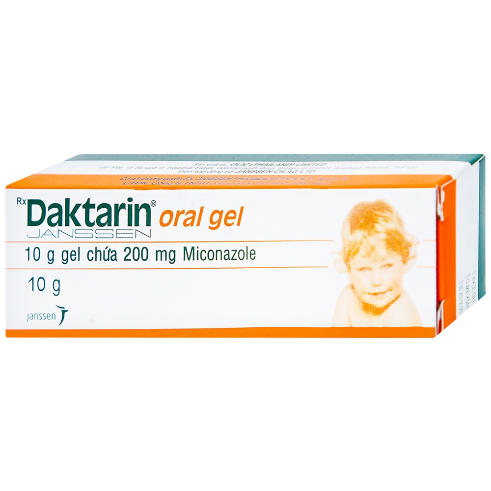 Hình ảnh Gel Daktarin Oral Janssen điều trị nhiễm nấm candida (10g)