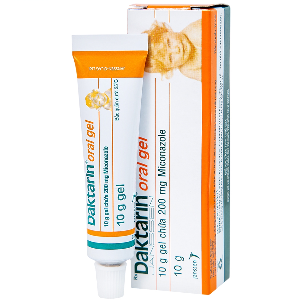 Hình ảnh Gel Daktarin Oral Janssen điều trị nhiễm nấm candida (10g)