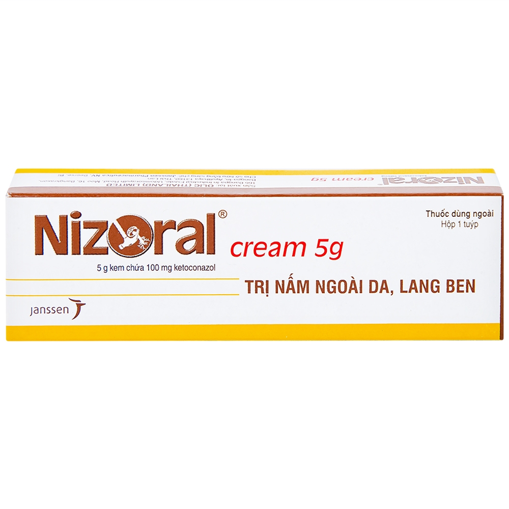 Hình ảnh Kem bôi da Nizoral Cream 5g Olic điều trị nấm ngoài da, lang ben (5g)