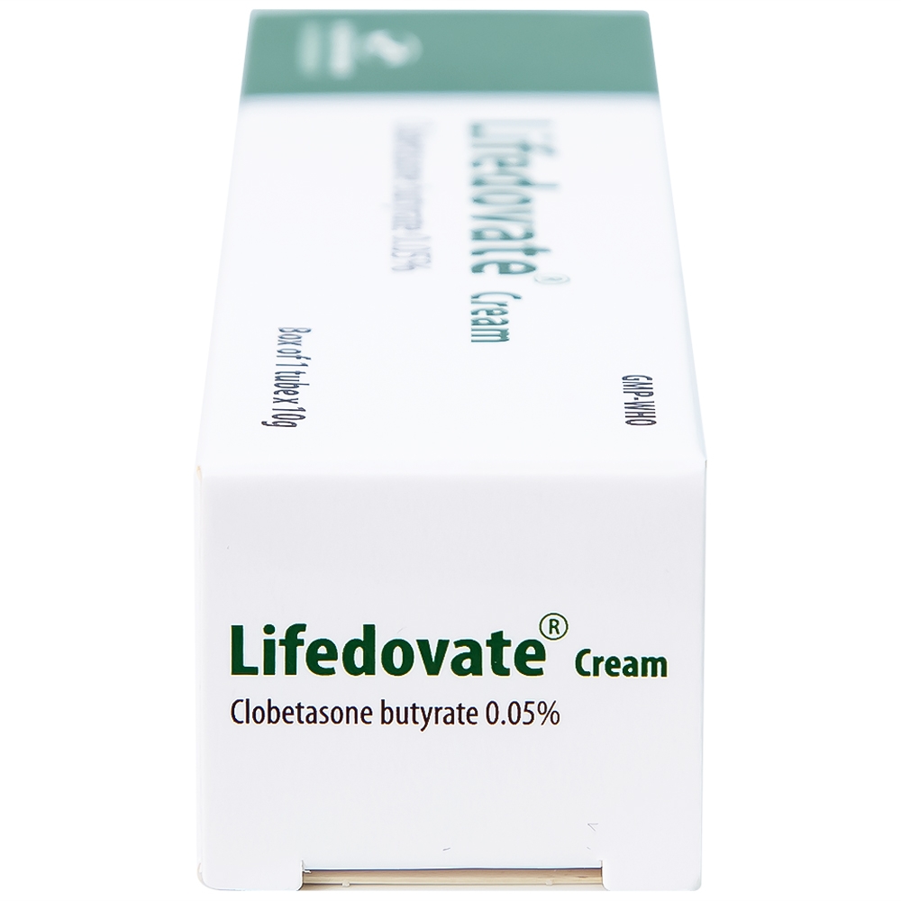 Hình ảnh Kem bôi da Lifedovate Cream 0,05% Hadiphar điều trị các vết long eczema, viêm da (10g)