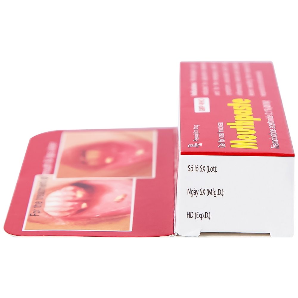 Hình ảnh Gel bôi niêm mạc miệng Mouthpaste Medipharco giảm viêm, tổn thương (5g)