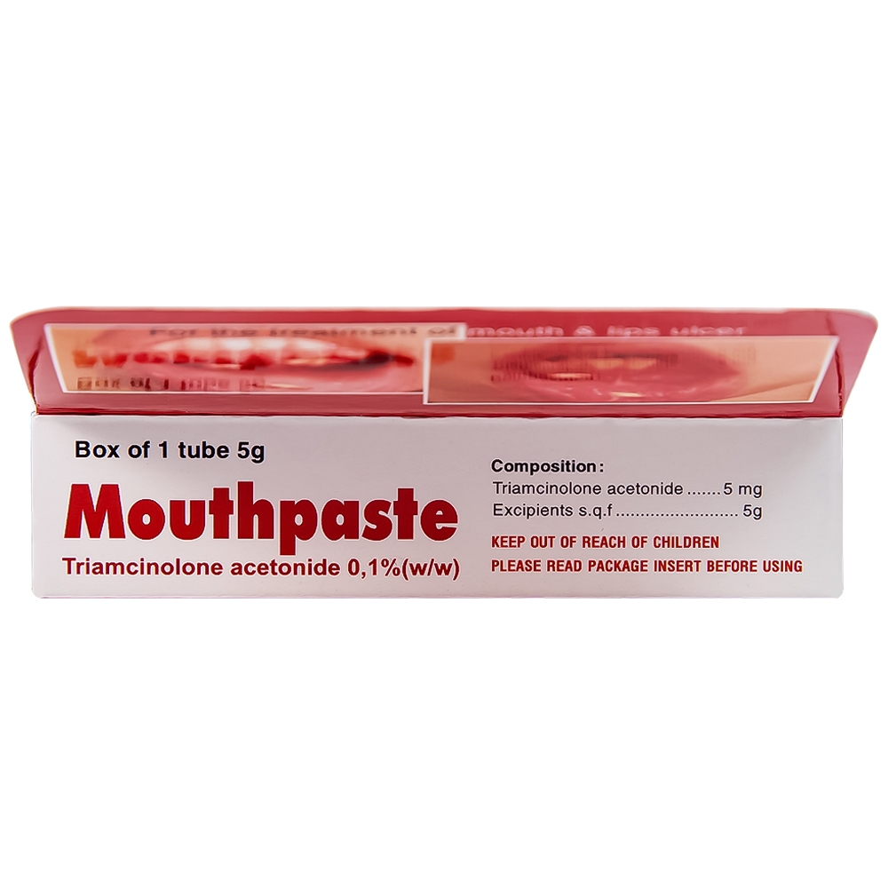 Hình ảnh Gel bôi niêm mạc miệng Mouthpaste Medipharco giảm viêm, tổn thương (5g)