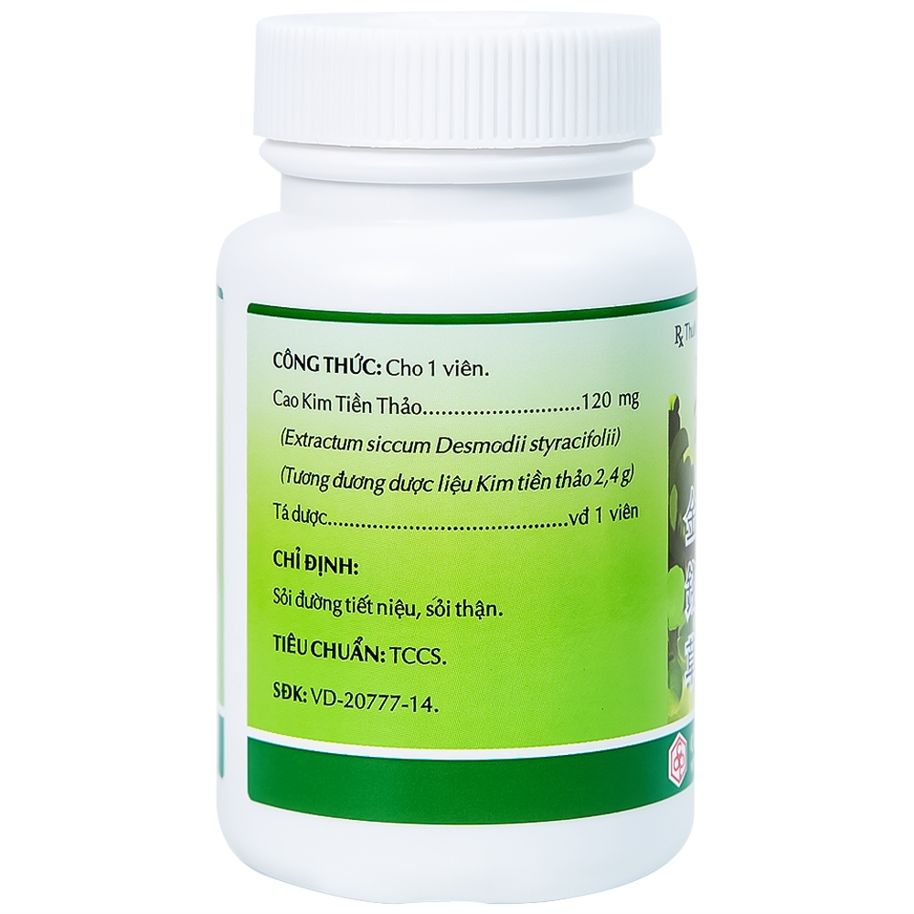 Hình ảnh Thuốc trị sỏi thận Kim Tiền Thảo OPC hỗ trợ điều trị sỏi đường tiết niệu, sỏi thận (100 viên)