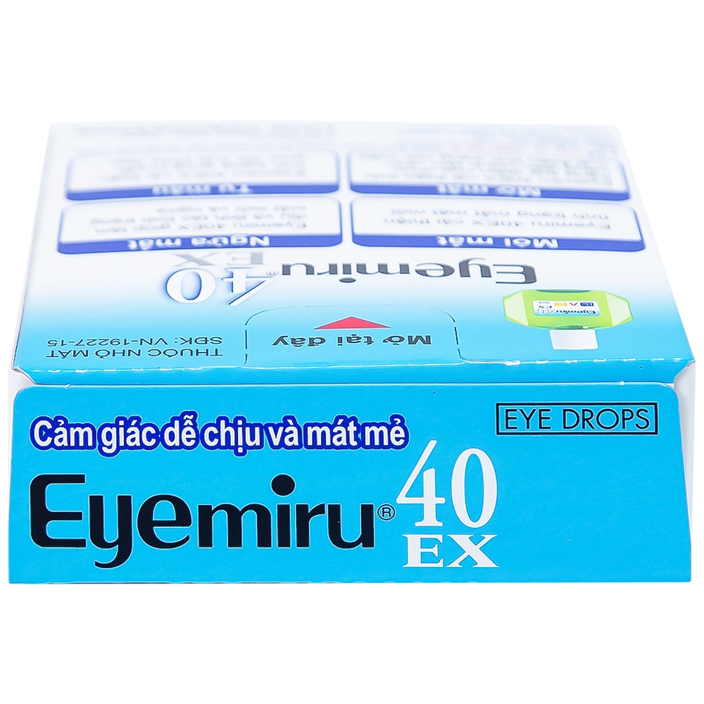 Hình ảnh Thuốc nhỏ mắt Eyemiru 40 EX điều trị căng mắt, xung huyết kết mạc (15ml)