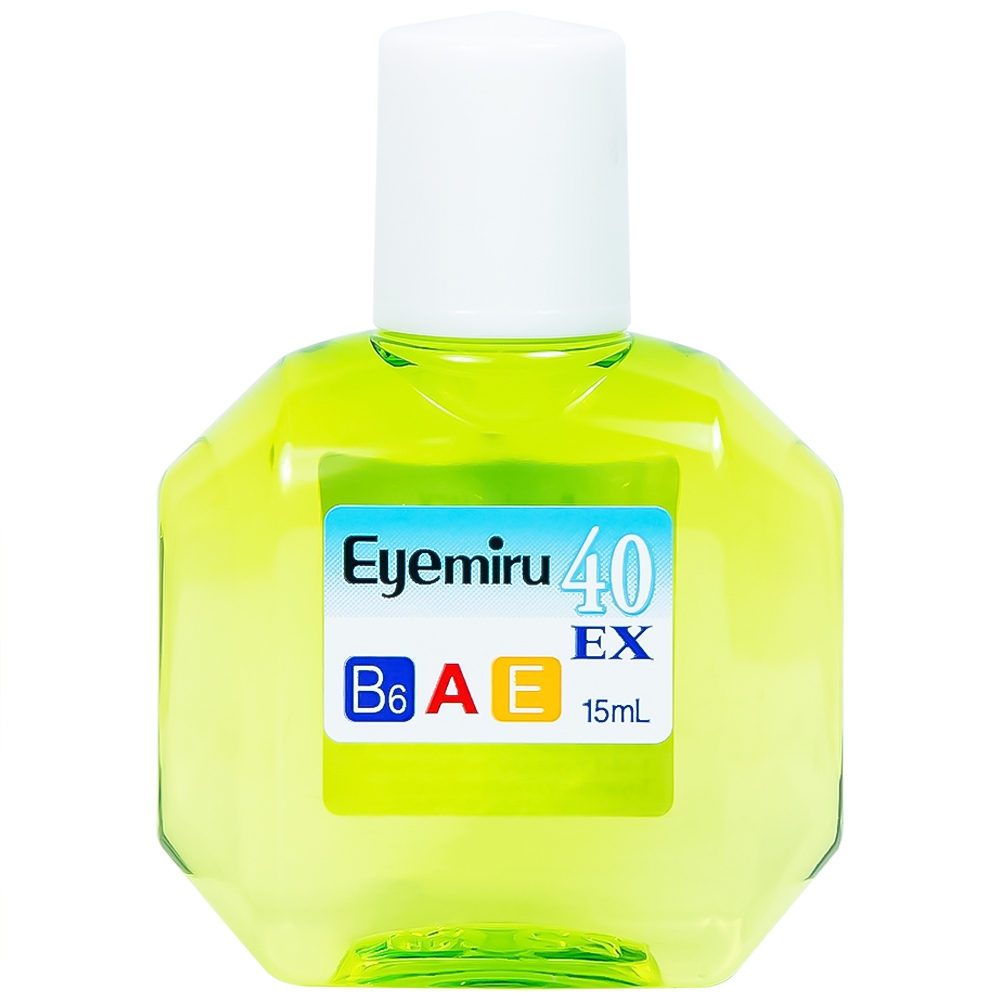 Hình ảnh Thuốc nhỏ mắt Eyemiru 40 EX điều trị căng mắt, xung huyết kết mạc (15ml)