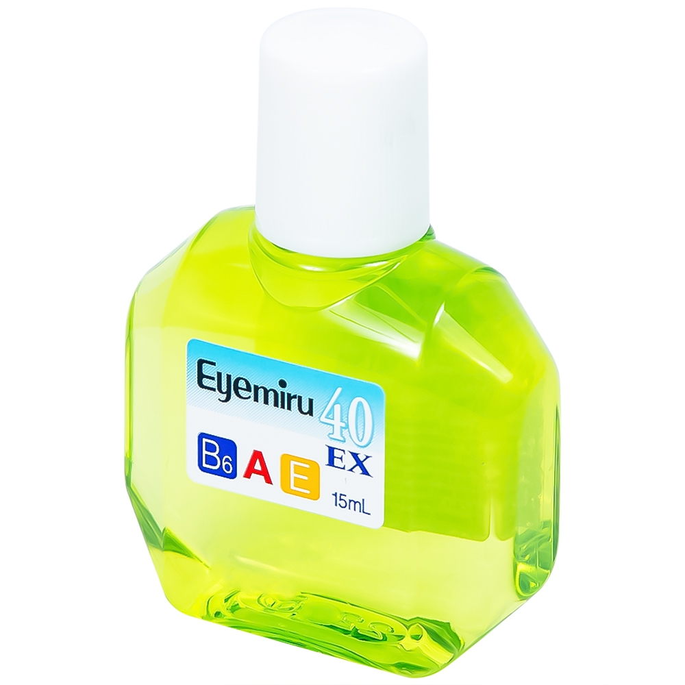 Hình ảnh Thuốc nhỏ mắt Eyemiru 40 EX điều trị căng mắt, xung huyết kết mạc (15ml)