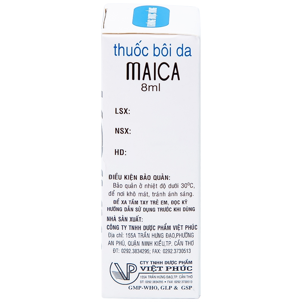 Hình ảnh Thuốc bôi da Maica Việt Phúc giảm đau, giảm khó chịu khi da nứt nẻ, nổi ban (8ml)