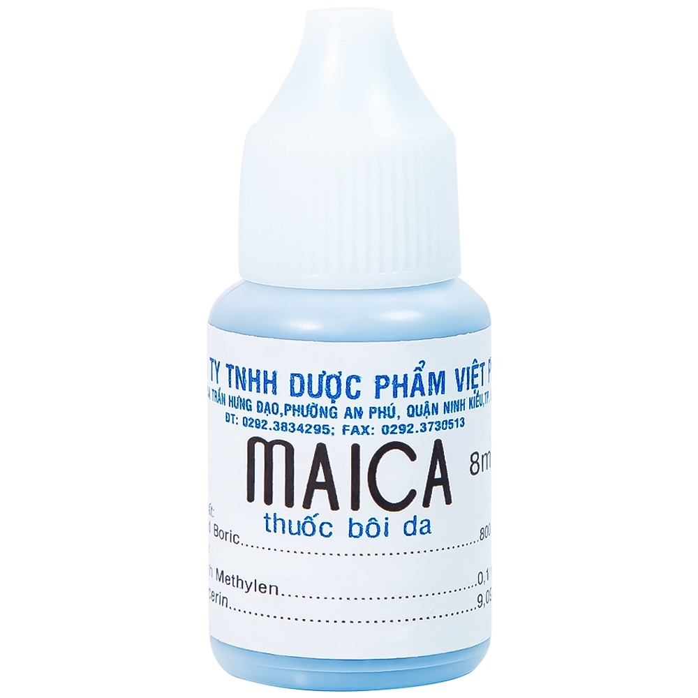Hình ảnh Thuốc bôi da Maica Việt Phúc giảm đau, giảm khó chịu khi da nứt nẻ, nổi ban (8ml)