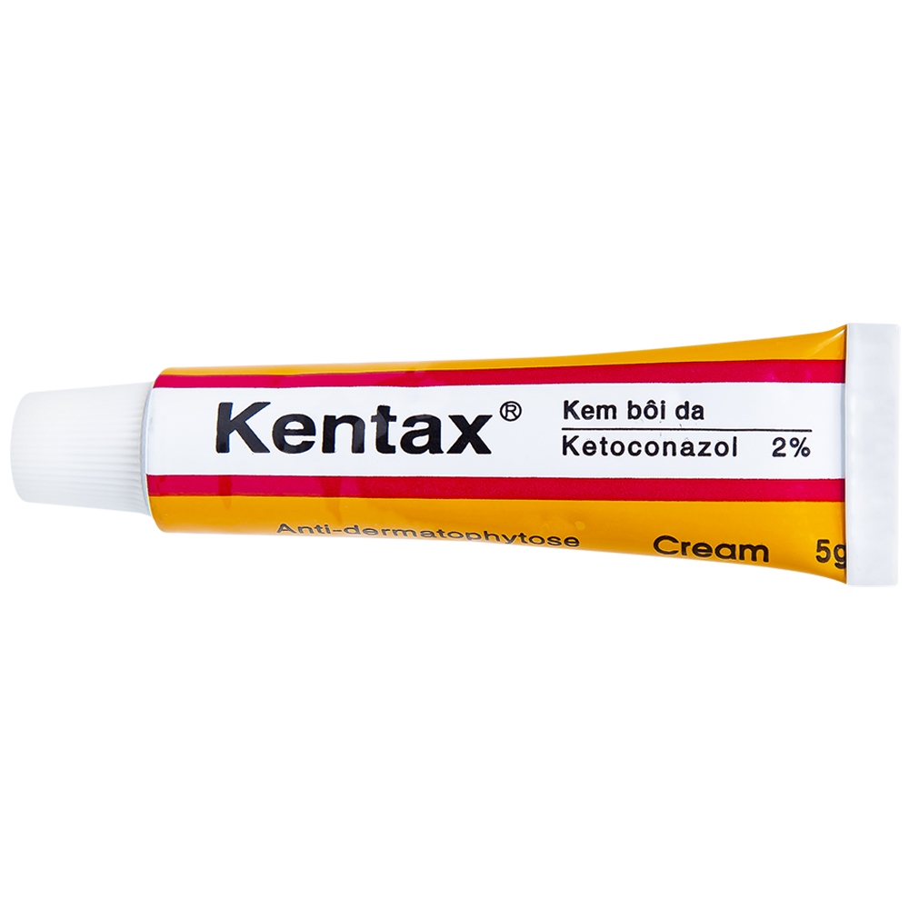 Hình ảnh Kem bôi da Kentax Detapharm điều trị lác, lang ben, lác biếng, nấm kẽ (5g)