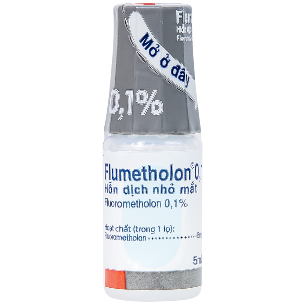 Hình ảnh Hỗn dịch nhỏ mắt Flumetholon 0.1% Santen điều trị các bệnh viêm phía ngoài mắt (5ml)