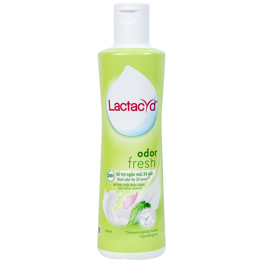 Hình ảnh Dung dịch vệ sinh phụ nữ Lactacyd Odor Fresh Sanofi hỗ trợ bảo vệ và ngăn mùi khó chịu (250ml)