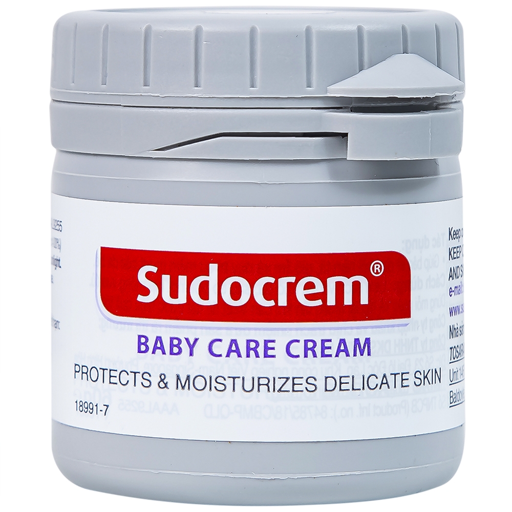 Hình ảnh Kem chống hăm tã Sudocrem Baby Care Cream hỗ trợ điều trị mẩn đỏ, ngứa, hăm đỏ (60g)