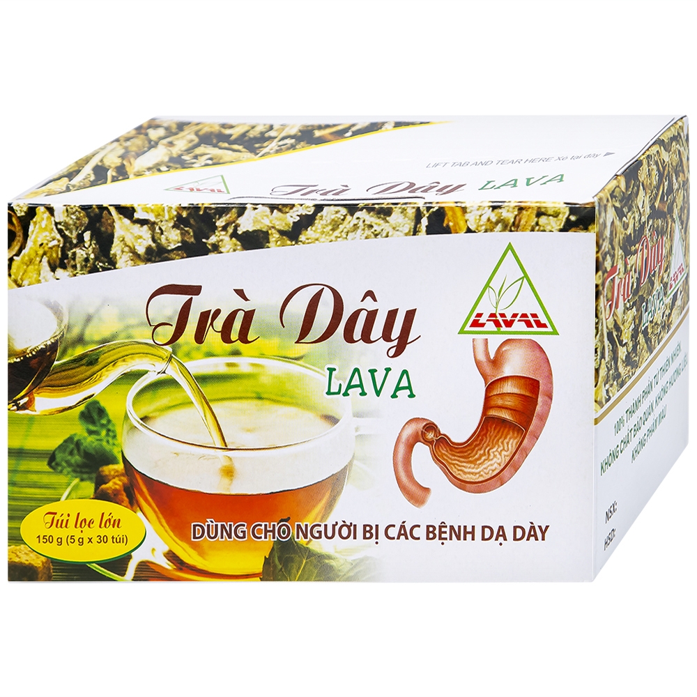 Hình ảnh Trà túi lọc Dây Lava dùng cho người bị các bệnh dạ dày (5g x 30 túi)