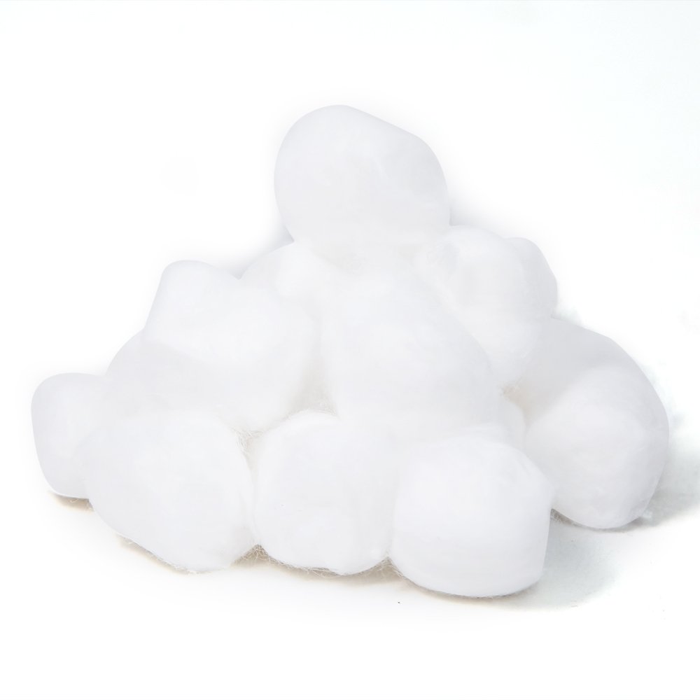 Hình ảnh Bông gòn viên y tế thấm nước Bảo Thạch dùng để làm sạch vết thương, thấm máu và dịch tiết (50g) 