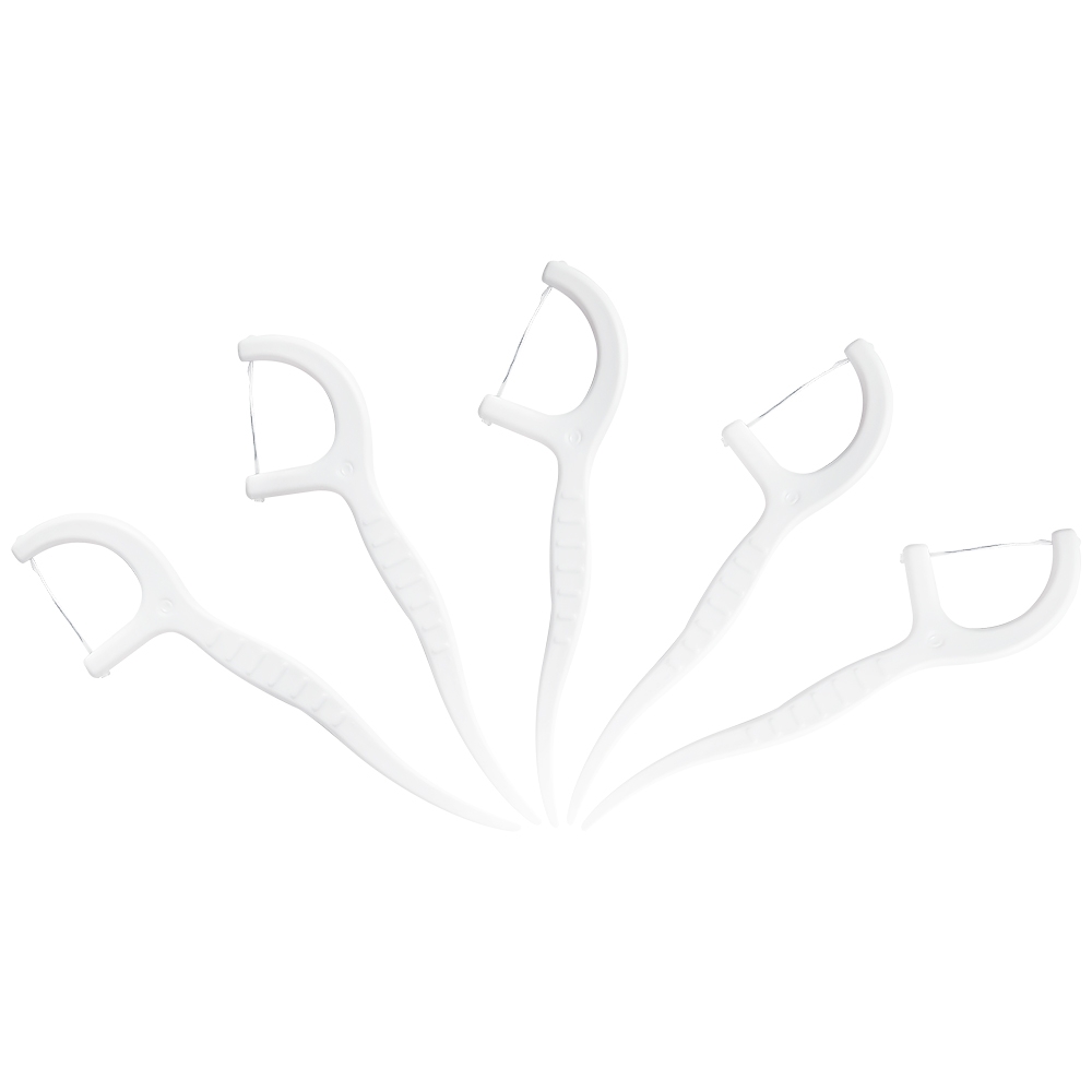 Hình ảnh Tăm chỉ kẽ răng Okamura làm sạch mảng bám thức ăn dư thừa trong kẽ răng (90 cây) 