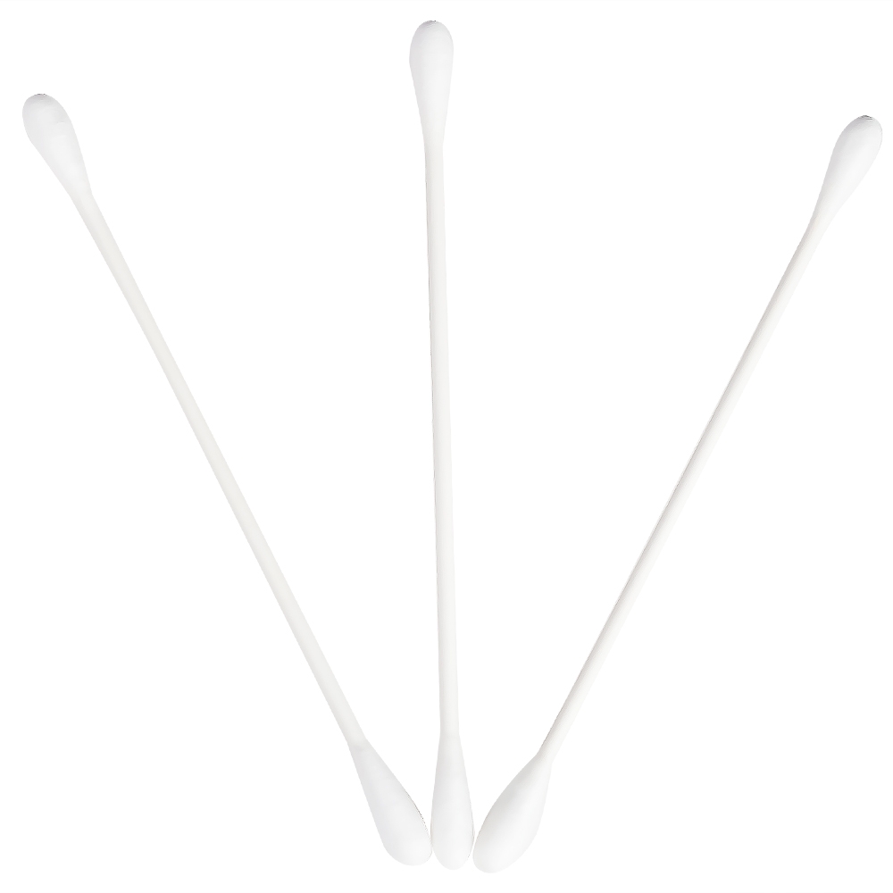 Hình ảnh Tăm bông thân giấy Niva Baby BZP1 2 đầu tròn túi Zip vệ sinh tai, mũi, vệ sinh cá nhân cho trẻ em (200 que)