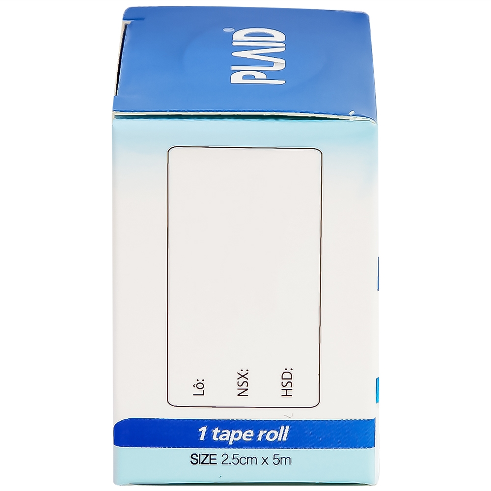 Hình ảnh Băng keo cuộn giấy Young Plaster-Paper 2.5cm x 5m Young Chemical cố định ống truyền dẫn, dán lên gạc cố định vết thương (1 cuộn)