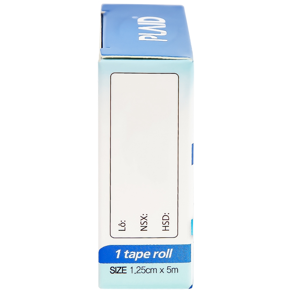 Hình ảnh Băng keo cuộn giấy Young Plaster-Paper 1.25cm x 5m Young Chemical cố định ống truyền dẫn, dán lên gạc cố định vết thương (1 cuộn)