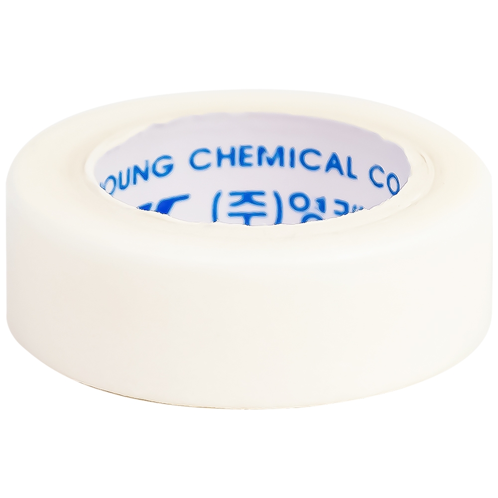 Hình ảnh Băng keo cuộn giấy Young Plaster-Paper 1.25cm x 5m Young Chemical cố định ống truyền dẫn, dán lên gạc cố định vết thương (1 cuộn)