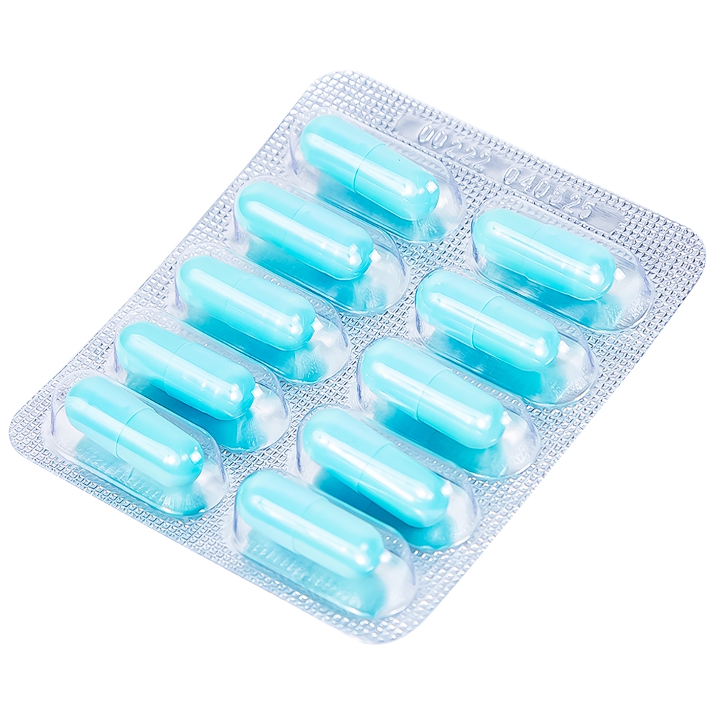 Hình ảnh Thuốc Doxycyclin 100mg Domesco điều trị nhiễm khuẩn (10 vỉ x 10 viên)