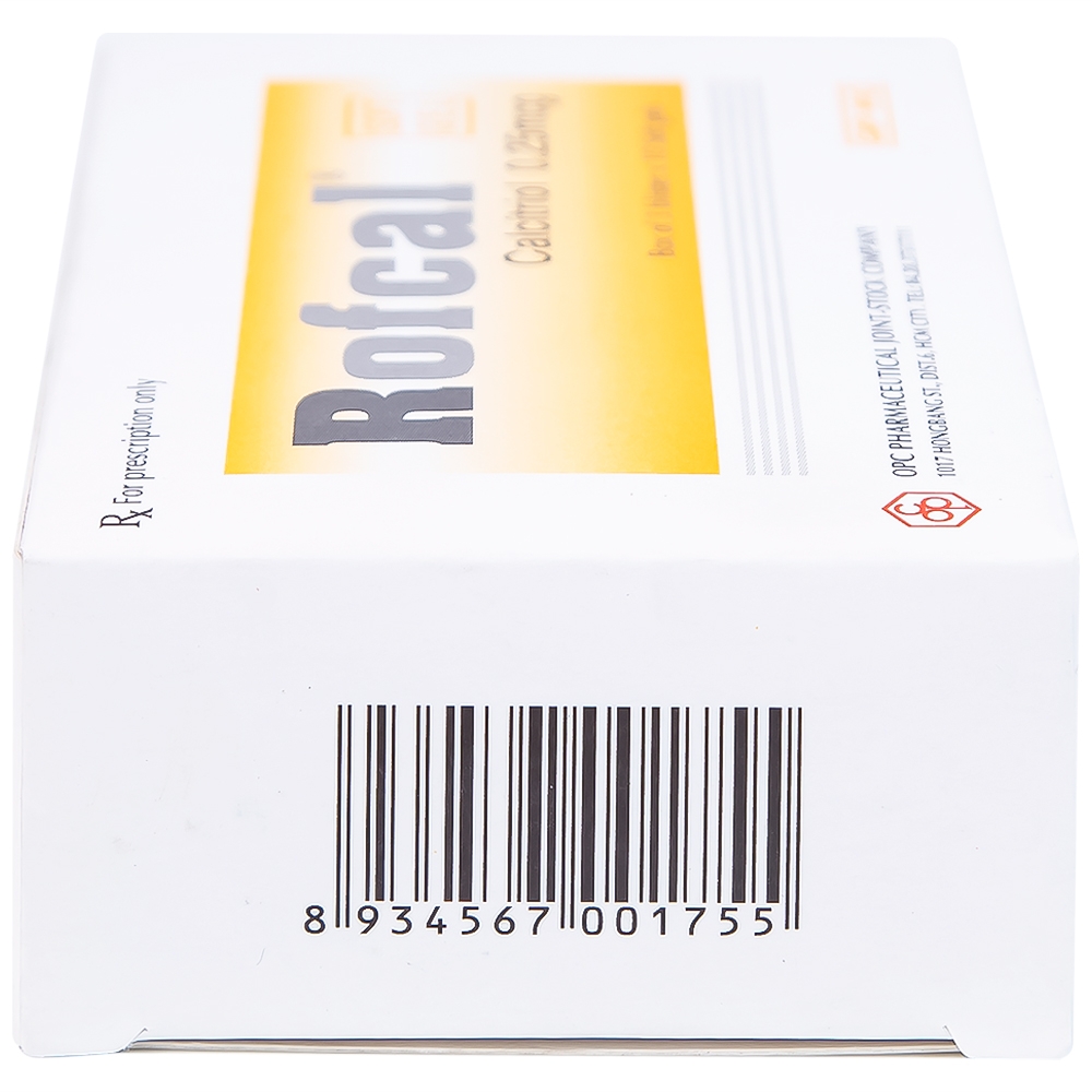 Hình ảnh Thuốc Rofcal OPC ngăn ngừa và điều trị loãng xương (3 vỉ x 10 viên)