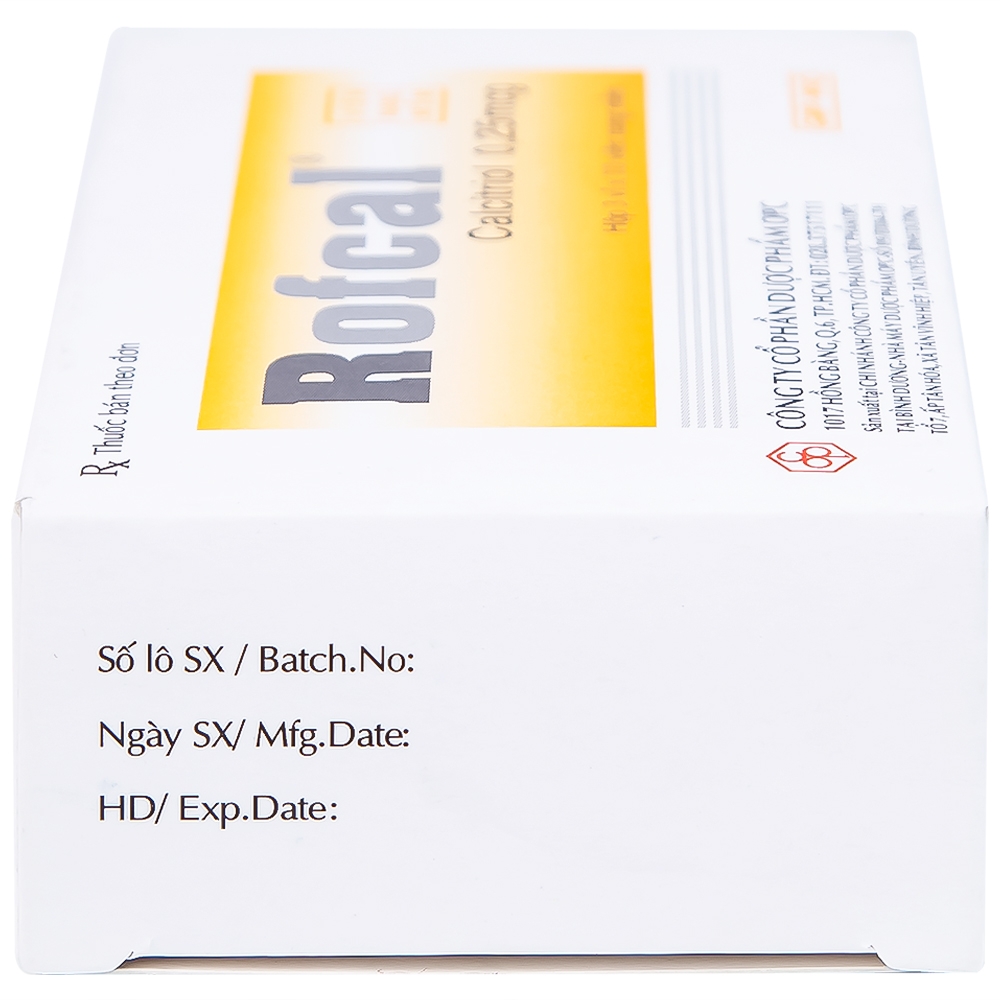 Hình ảnh Thuốc Rofcal OPC ngăn ngừa và điều trị loãng xương (3 vỉ x 10 viên)