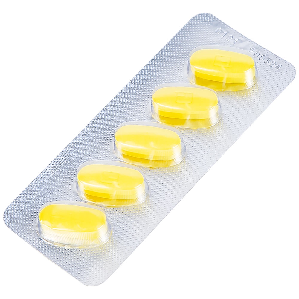 Hình ảnh Thuốc Clarithromycin 500mg Quapharco điều trị nhiễm khuẩn đường hô hấp (2 vỉ x 5 viên)