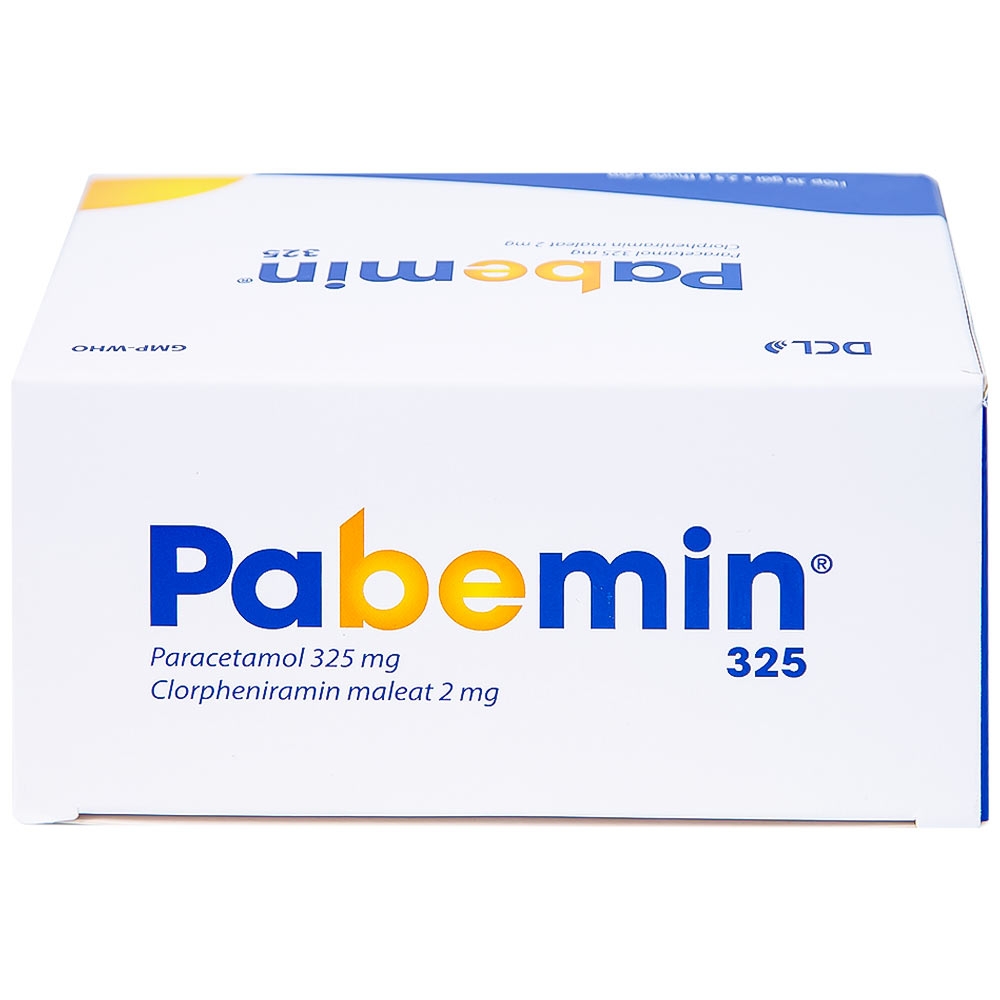 Hình ảnh Cốm Pabemin 325 Pharimexco điều trị sốt từ nhẹ đến vừa, cảm lạnh, ho, sổ mũi (30 gói)