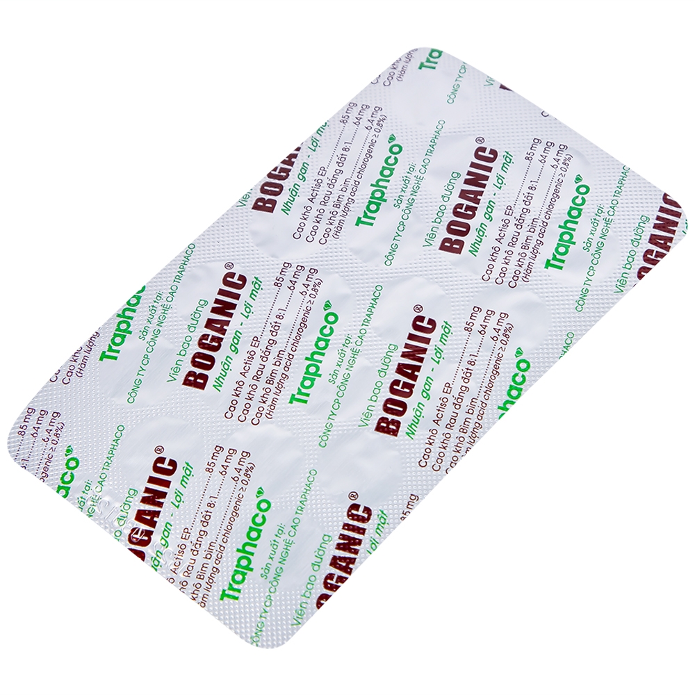 Hình ảnh Thuốc Boganic Traphaco bổ gan, hỗ trợ điều trị suy giảm chức năng gan (5 vỉ x 20 viên)