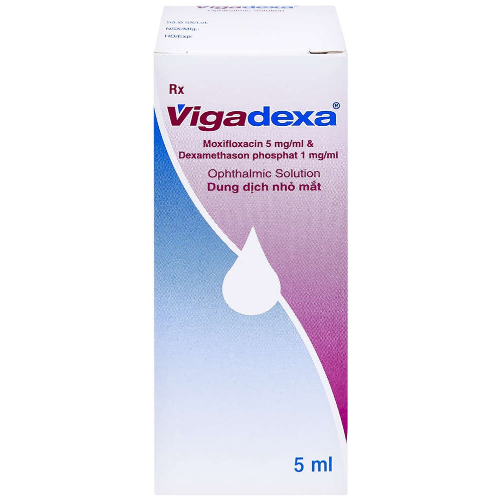 Hình ảnh Thuốc nhỏ mắt Vigadexa Alcon điều trị các chứng nhiễm khuẩn ở mắt (5ml)