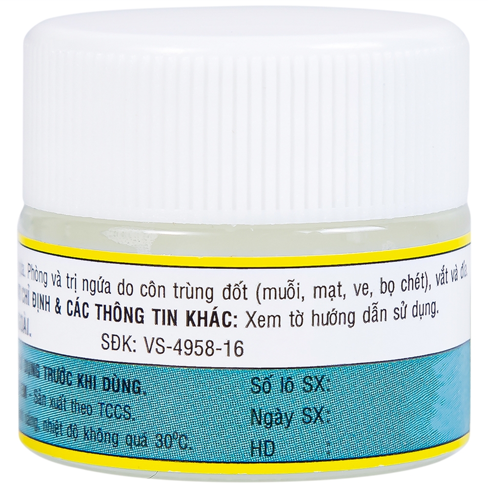 Hình ảnh Thuốc mỡ bôi da D.E.P Mekophar điều trị ghẻ ngứa (10g)