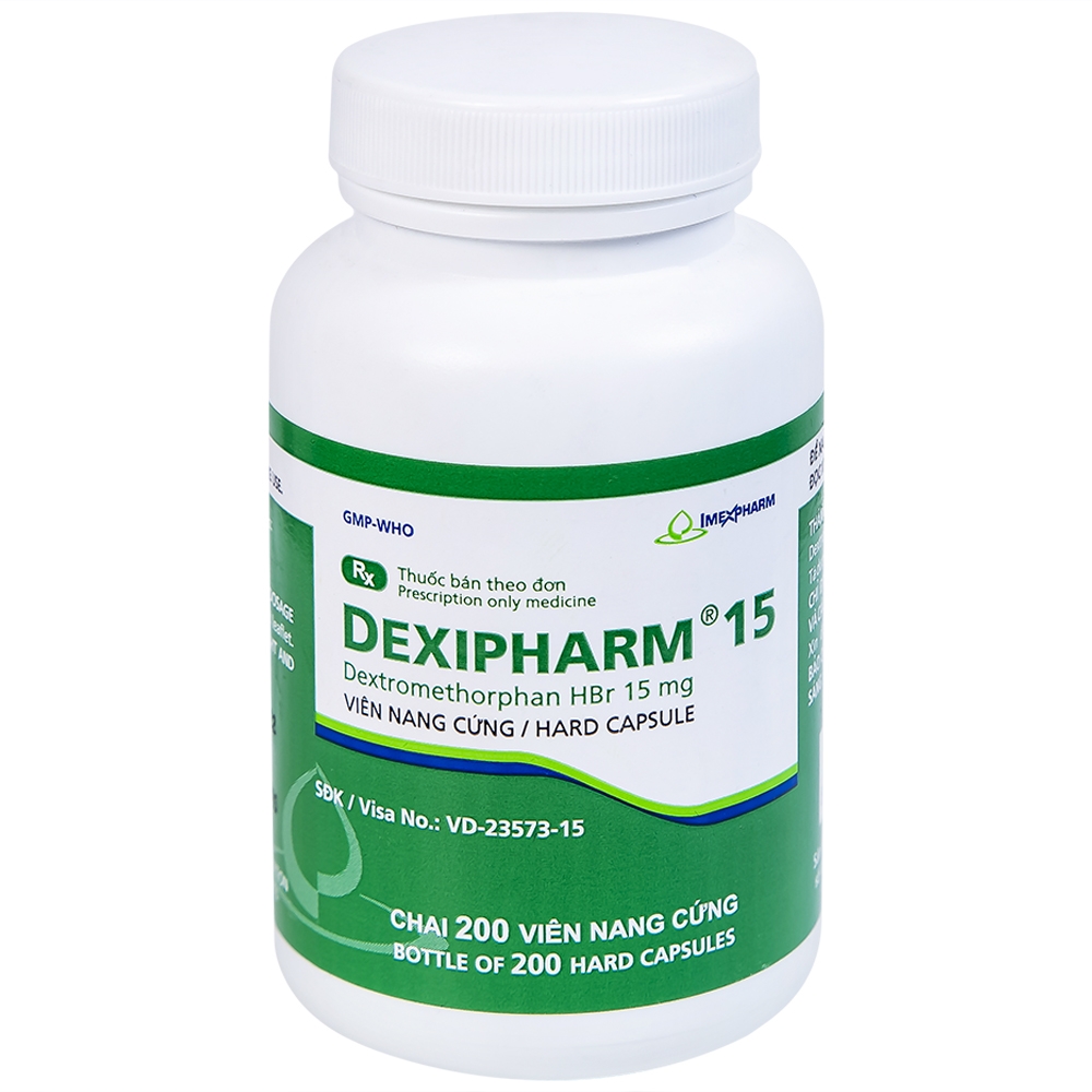 Hình ảnh Thuốc Dexipharm 15 Imexpharm điều trị triệu chứng ho (200 viên)