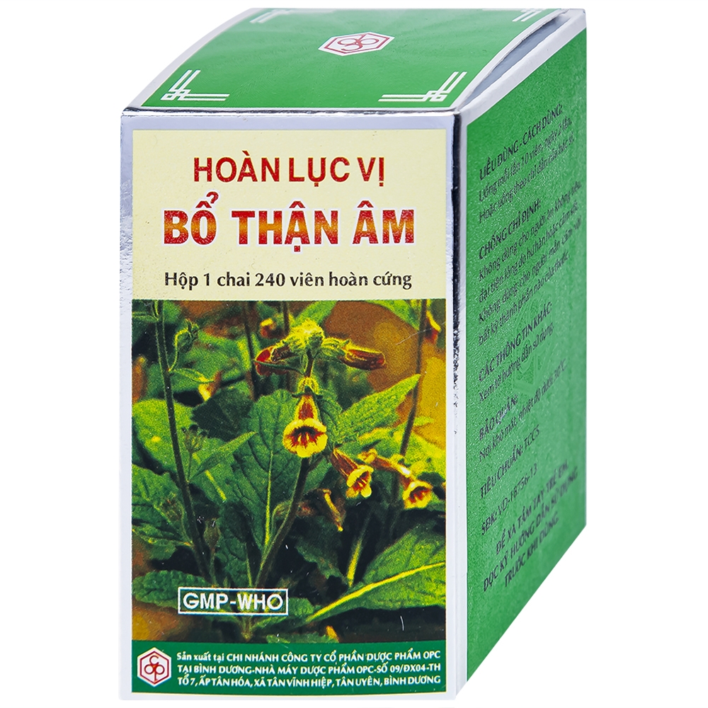 Hình ảnh Thuốc Hoàn Lục Vị Bổ Thận Âm OPC điều trị các trường hợp tinh huyết suy kém, hoa mắt, chóng mặt (10 gói x 5g)