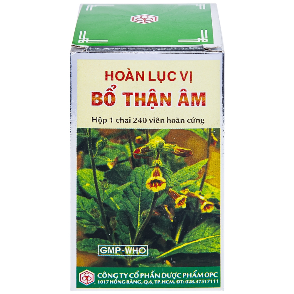 Hình ảnh Thuốc Hoàn Lục Vị Bổ Thận Âm OPC điều trị các trường hợp tinh huyết suy kém, hoa mắt, chóng mặt (10 gói x 5g)