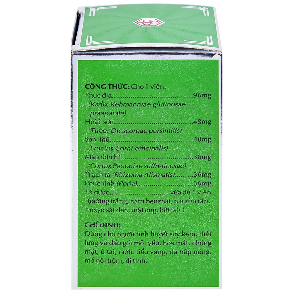 Hình ảnh Thuốc Hoàn Lục Vị Bổ Thận Âm OPC điều trị các trường hợp tinh huyết suy kém, hoa mắt, chóng mặt (10 gói x 5g)