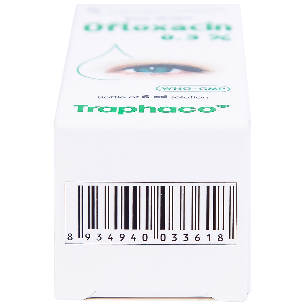 Hình ảnh Thuốc nhỏ mắt Ofloxacin 0,3% Traphaco điều trị nhiễm trùng mắt, viêm kết mạc (6ml)