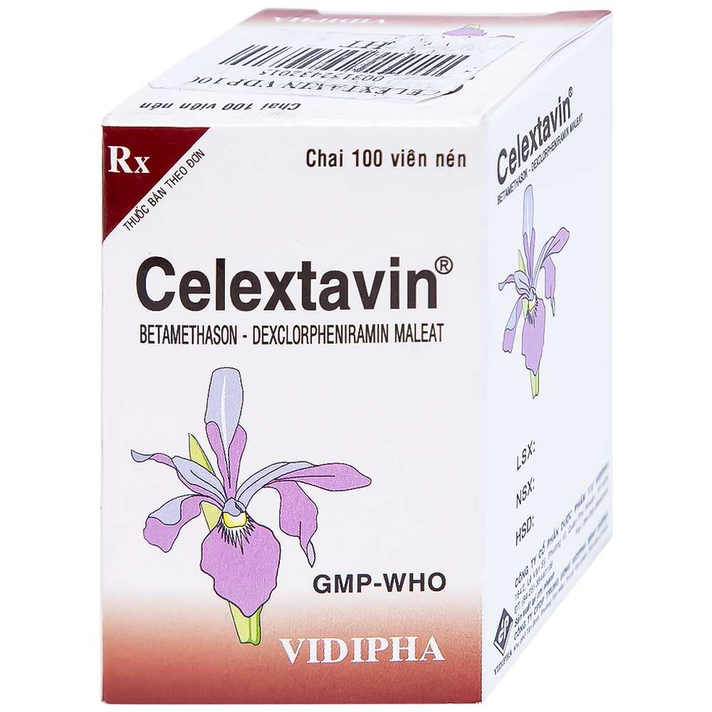 Hình ảnh Thuốc Celextavin Vidipha điều trị dị ứng cấp tính và mãn tính (100 viên) 