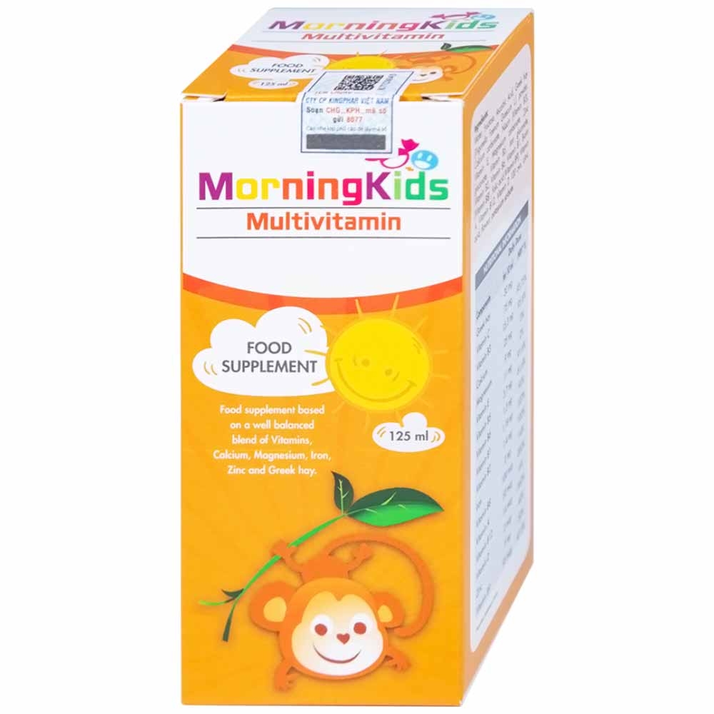 Hình ảnh Siro MorningKids Multivitamin Bổ sung Vitamin và khoáng chất (125ml)