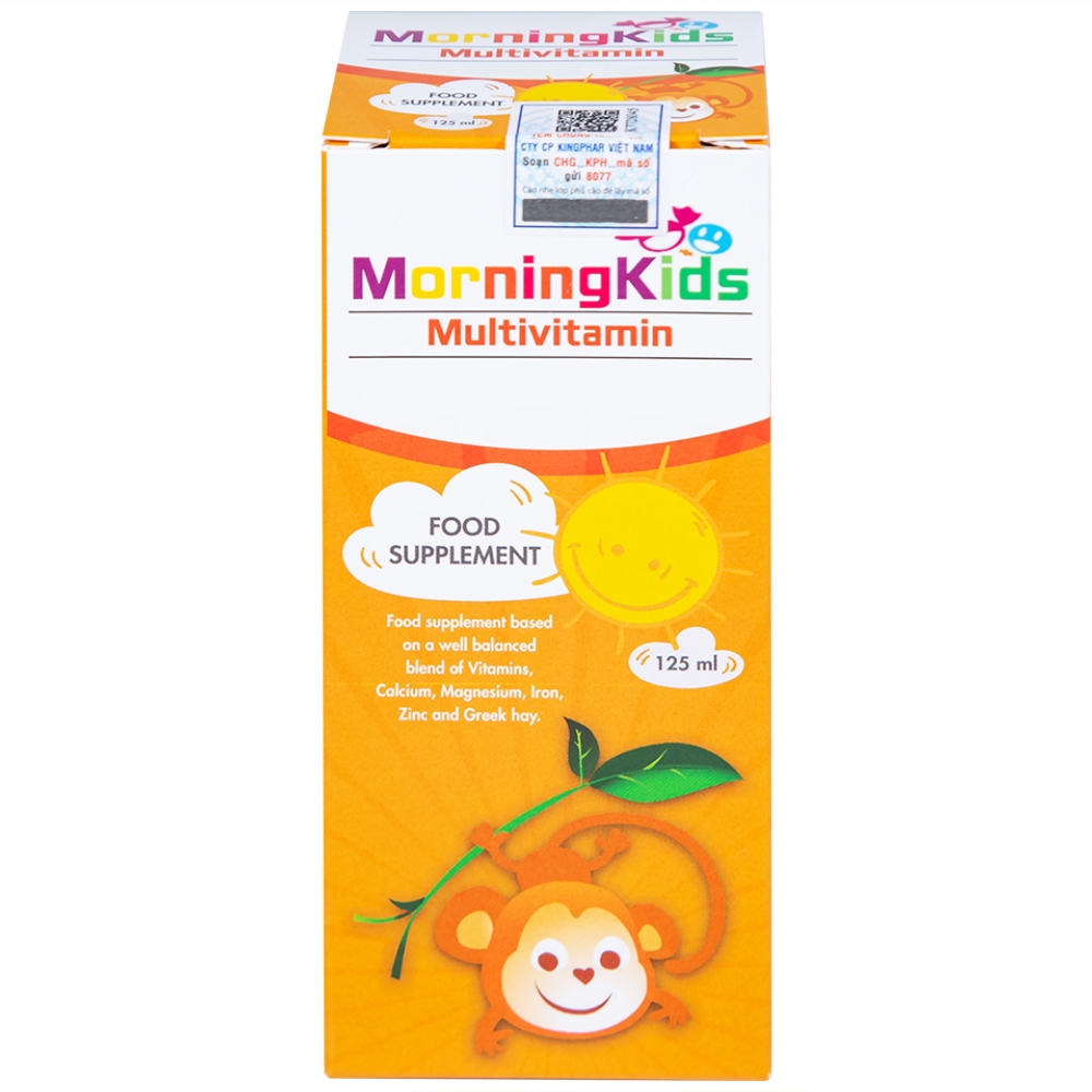 Hình ảnh Siro MorningKids Multivitamin Bổ sung Vitamin và khoáng chất (125ml)
