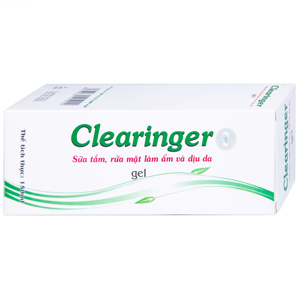 Hình ảnh Sữa tắm, rửa mặt Clearinger Gamma làm ẩm và dịu da (150ml)