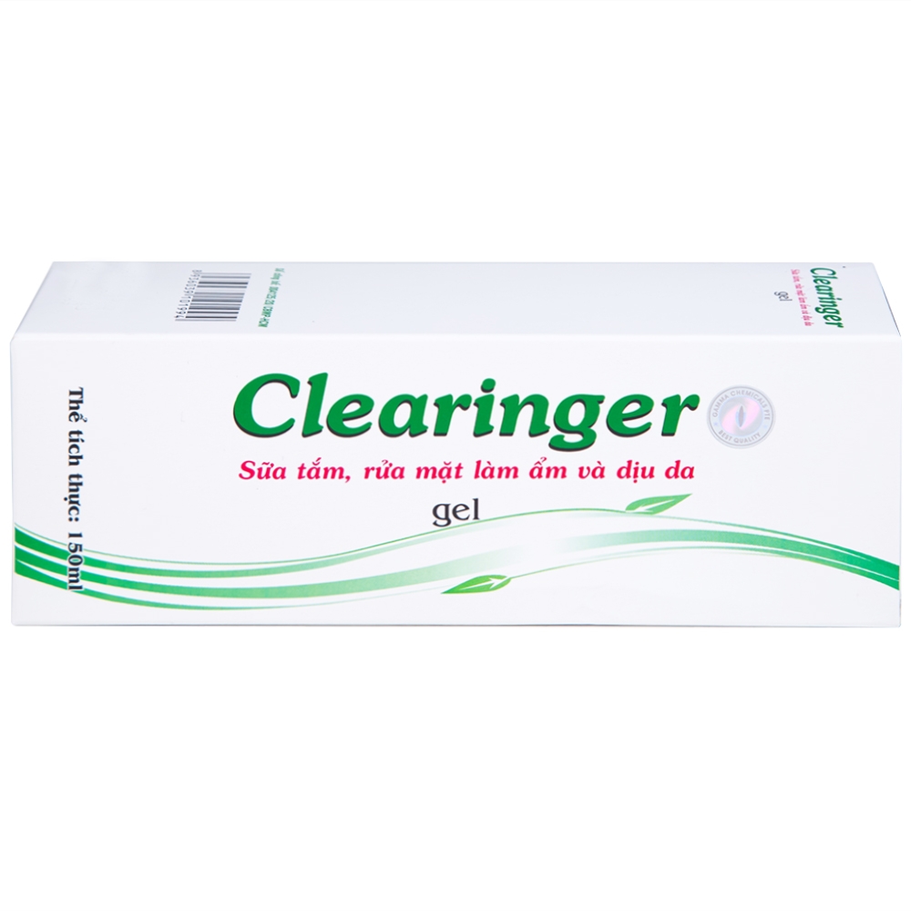 Hình ảnh Sữa tắm, rửa mặt Clearinger Gamma làm ẩm và dịu da (150ml)
